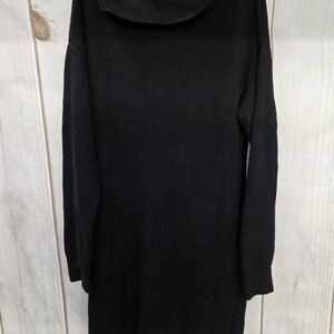 Bar III Black Cowl Neck Sweater